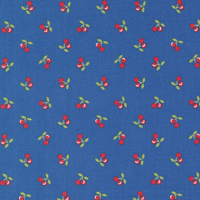 Moda Cali And Co Cherries Cobalt 29194-21 Main Image