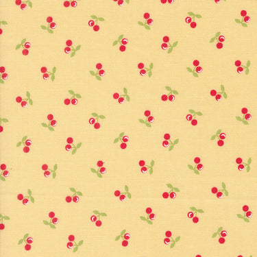 Moda Cali And Co Cherries Soft Yellow 29194-16 Main Image