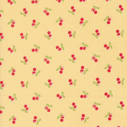 Moda Cali And Co Cherries Soft Yellow 29194-16 Main Image