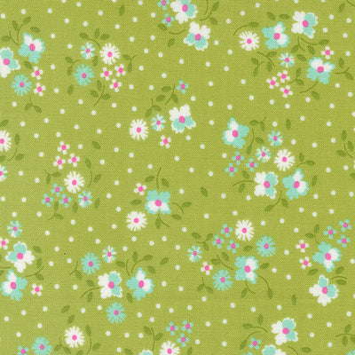 Moda Cali And Co Flower Dot Pistachio 29190-17 Main Image