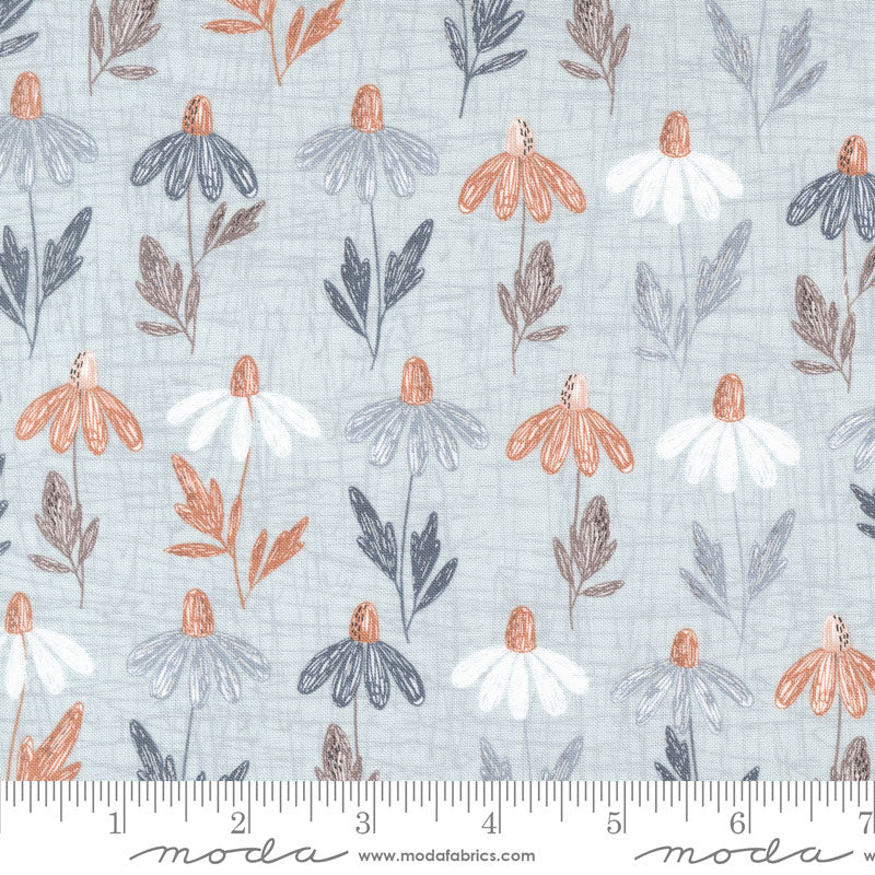 Moda Chirp Daisy Field Sky 39031-19 Ruler Image