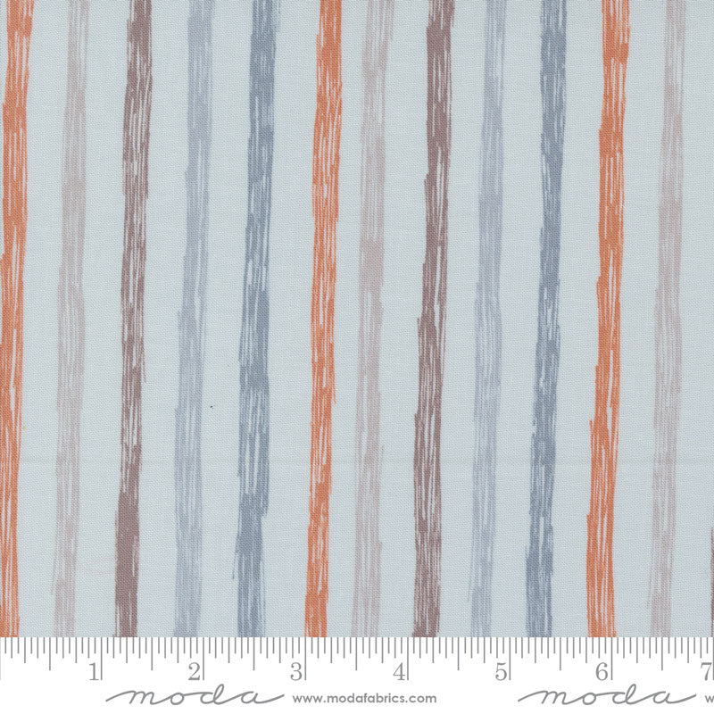 Moda Chirp Just Stripes Sky 39037-19 Ruler Image