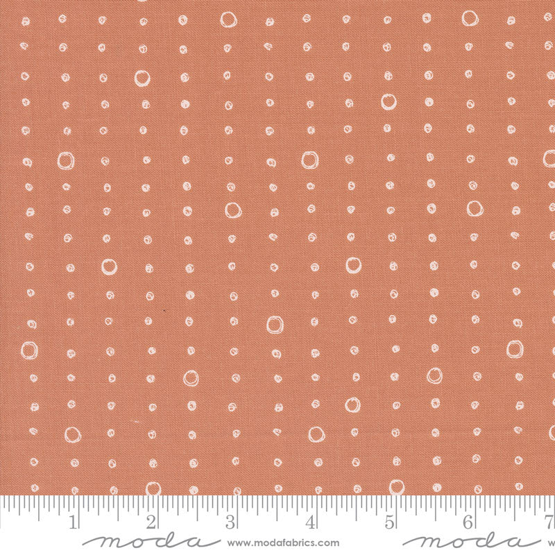 Moda Chirp Dots And Circles Clay 39038-14 Ruler Image