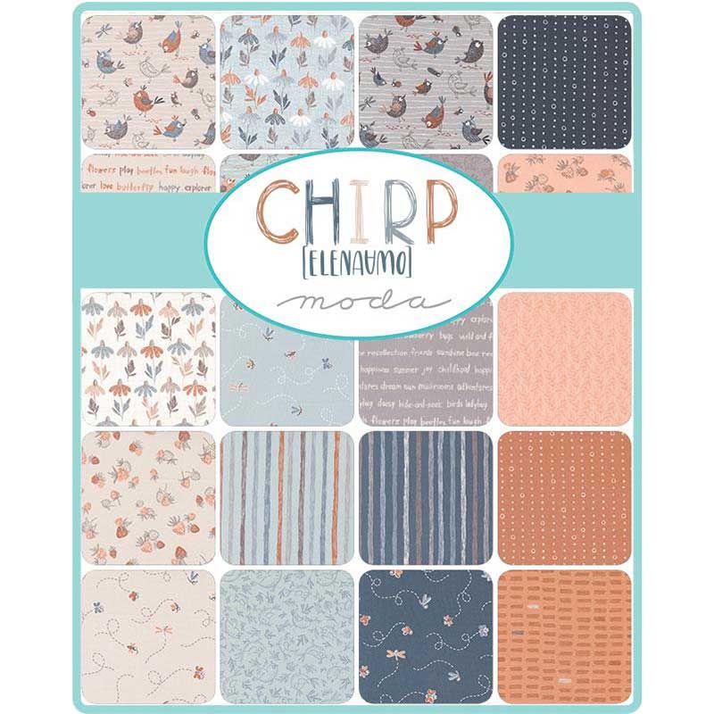 Moda Chirp Fat Quarter Pack 33 Piece 39030AB Swatch Image