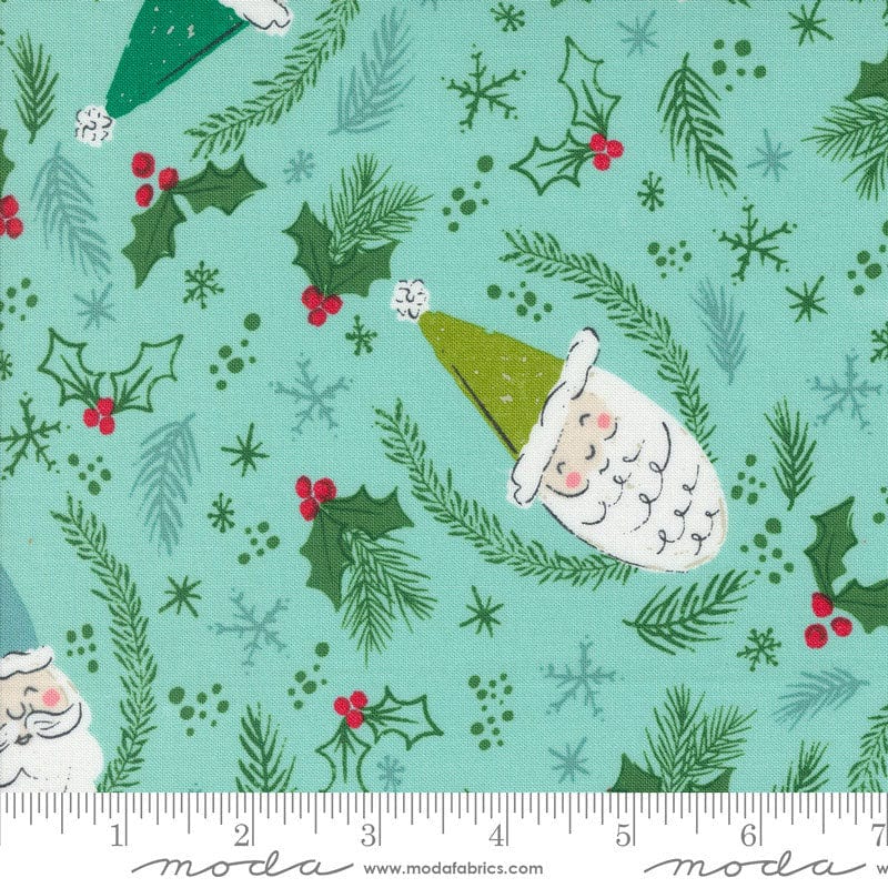Moda Cozy Wonderland Jolly Santa Icicle 45590-17 Ruler Image