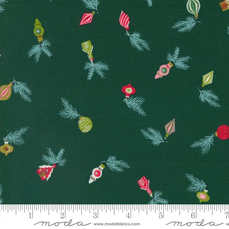 Moda Cozy Wonderland Baubles Pine 45593-23 Ruler Image