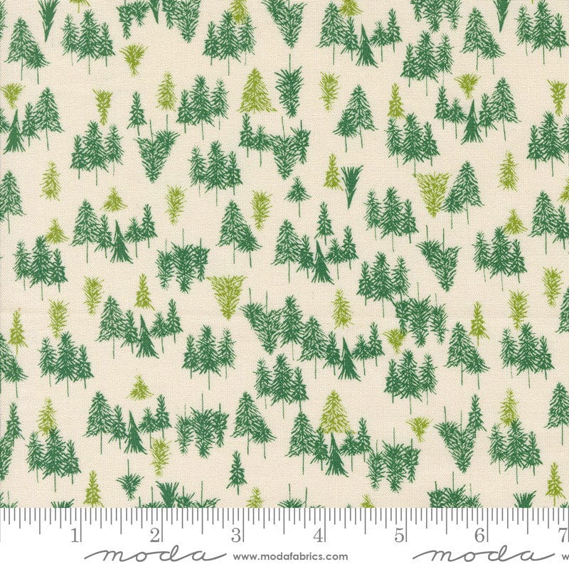 Moda Cozy Wonderland Tree Farm Natural 45594-11 Ruler Image