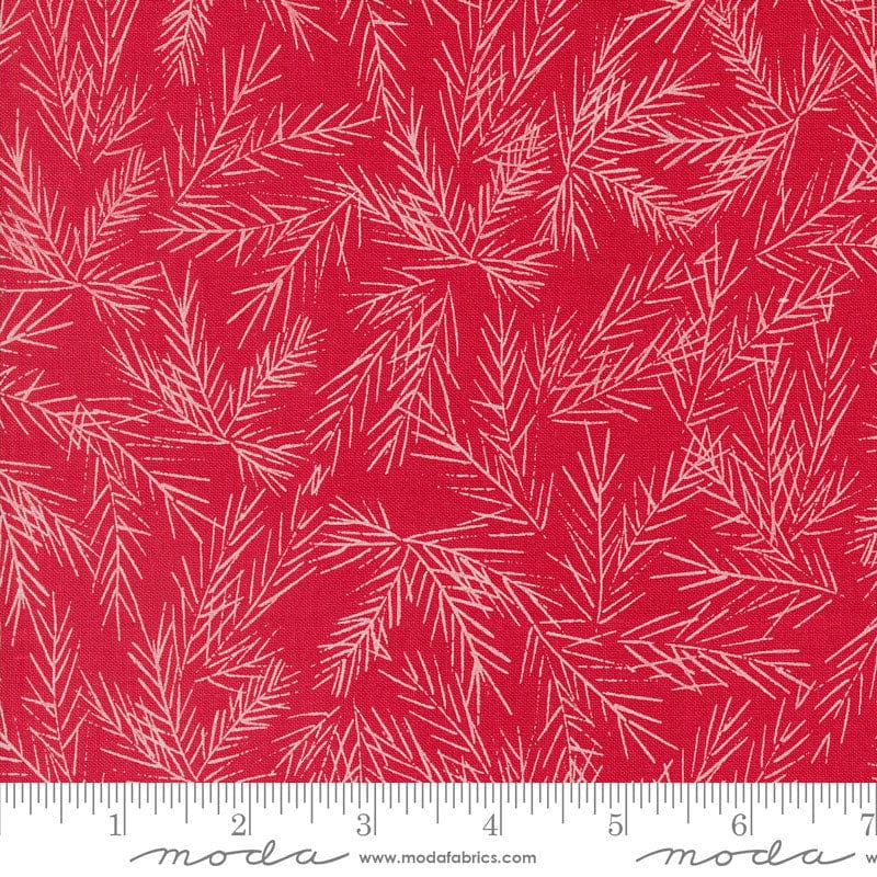 Moda Cozy Wonderland Bough And Branch Berry 45595-14 Ruler Image