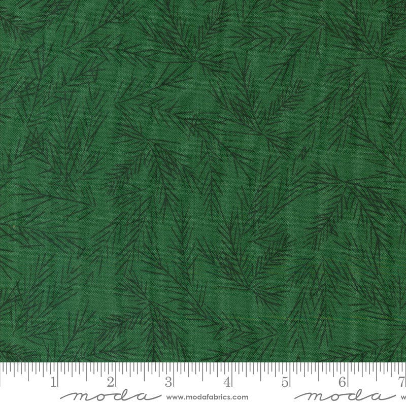 Moda Cozy Wonderland Bough And Branch Holly 45595-20 Ruler Image