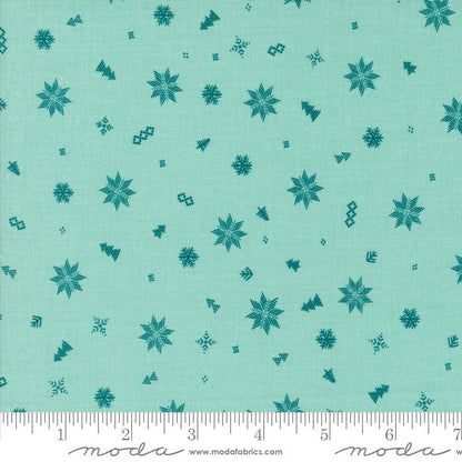 Moda Cozy Wonderland Knit Toss Icicle 45597-17 Ruler Image