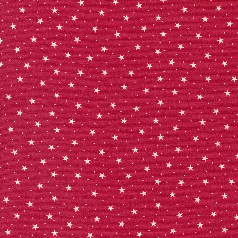 Moda Dear Santa Stars Crimson 49260-12 Main Image