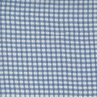 Moda Denim Daisies Blue Jeans Gingham 12222-18 Main Image