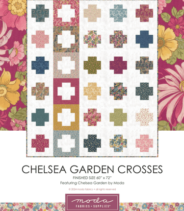 Moda Download Free Pattern: Chelsea Garden Crosses  - The Sewing Studio for sale UK - The Sewing Studio