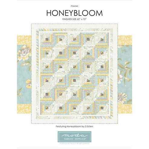 Moda Download Free Pattern: Honeybloom Quilt  - The Sewing Studio