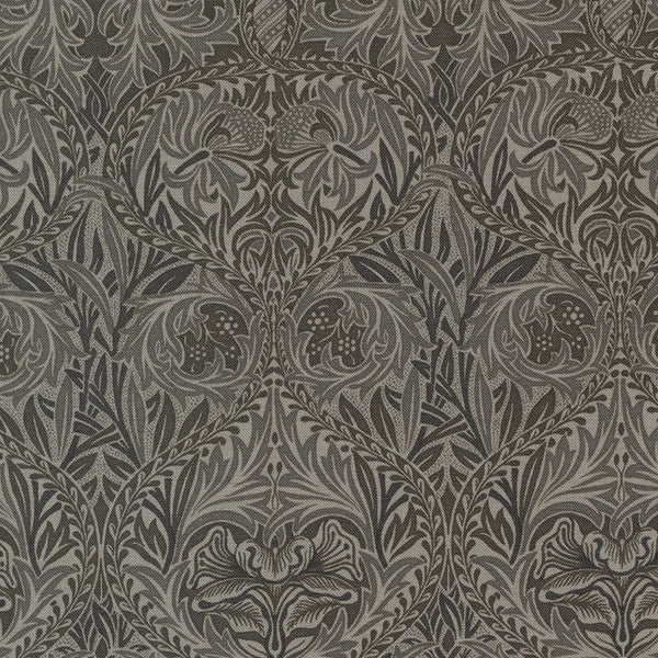 Moda Ebony Suite Iris Damask Charcoal 8384-14 Main Image