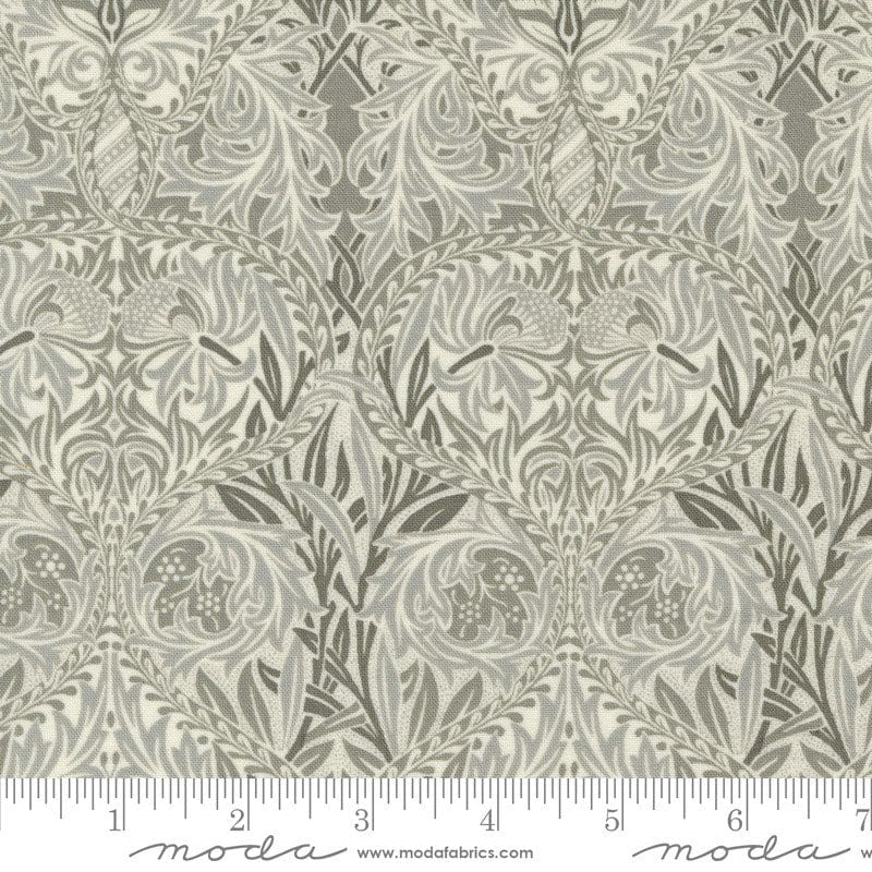 Moda Ebony Suite Iris Damask Porcelain 8384-11 Ruler Image