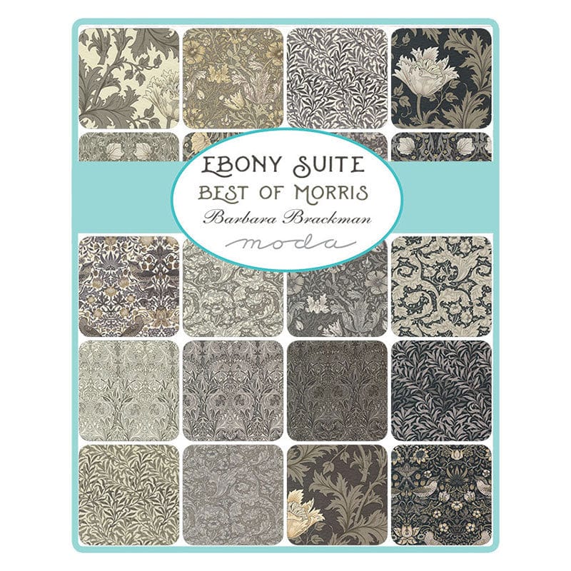 Moda Ebony Suite Charm Pack 8380PP Swatch Image