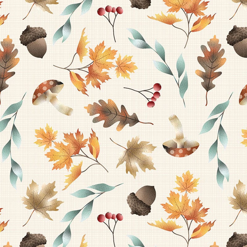 Moda Fabric Autumn Awakening Floating Foliage 3468-02  - The Sewing Studio