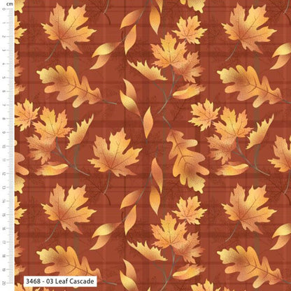 Moda Fabric Autumn Awakening Leaf Cascade Leaf Cascade 3468-03  - The Sewing Studio