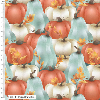 Moda Fabric Autumn Awakening Prized Pumpkins 3468-01  - The Sewing Studio