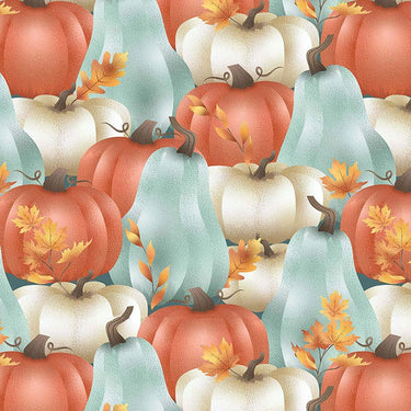 Moda Fabric Autumn Awakening Prized Pumpkins 3468-01  - The Sewing Studio for sale UK - The Sewing Studio