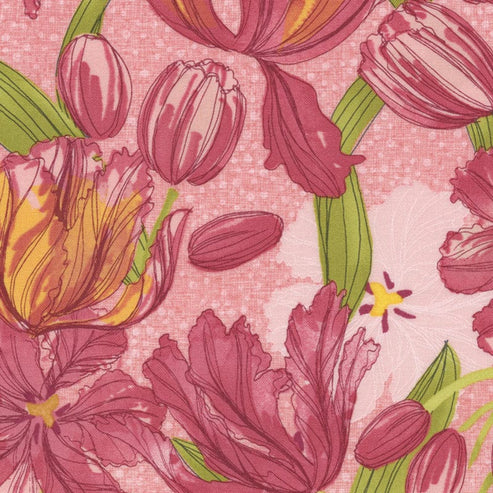 Moda Fabric Moda Tulip Tango  - The Sewing Studio