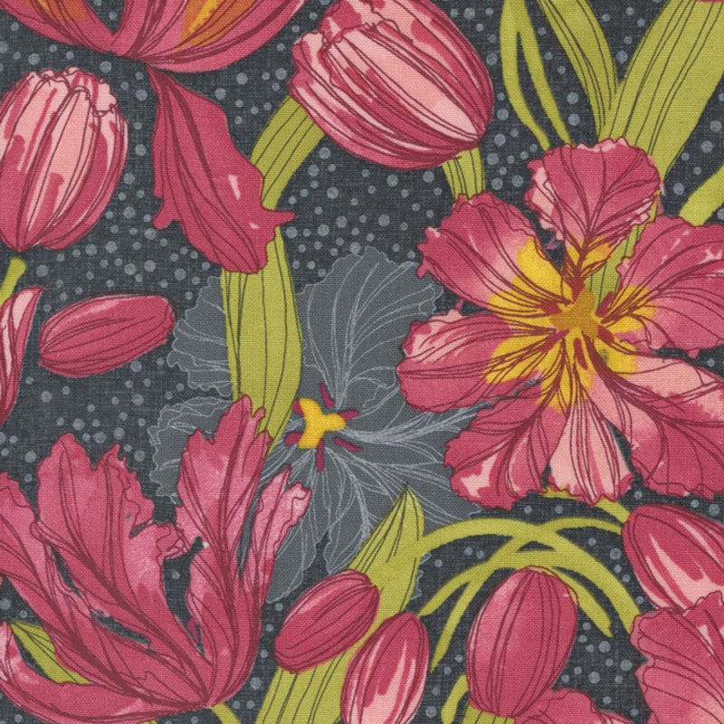 Moda Fabric Moda Tulip Tango  - The Sewing Studio