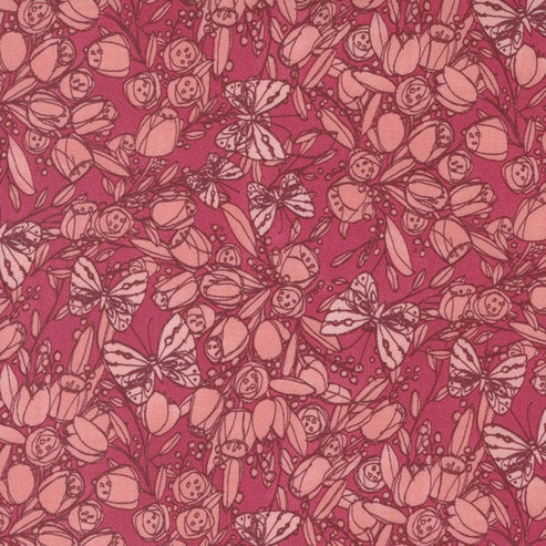 Moda Fabric Moda Tulip Tango  - The Sewing Studio