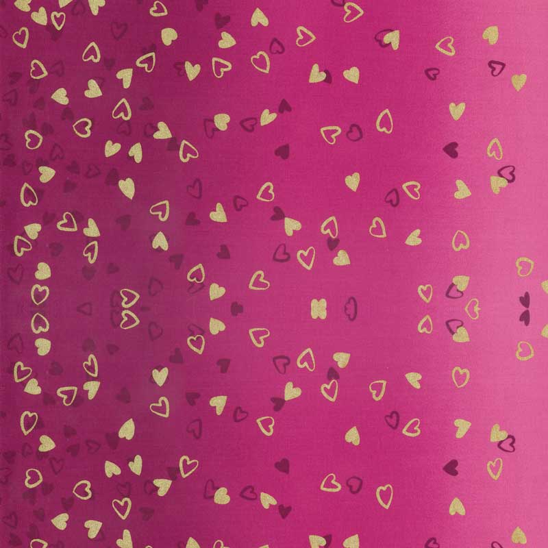 Moda Fabric Moda I Heart Ombre Metallic  - The Sewing Studio