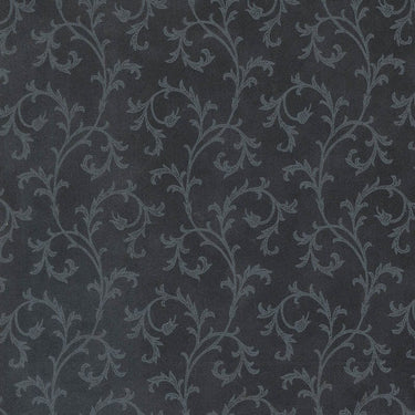 Moda Fabric Moda A Christmas Carol Swirl Soiree Ebony 44357-16