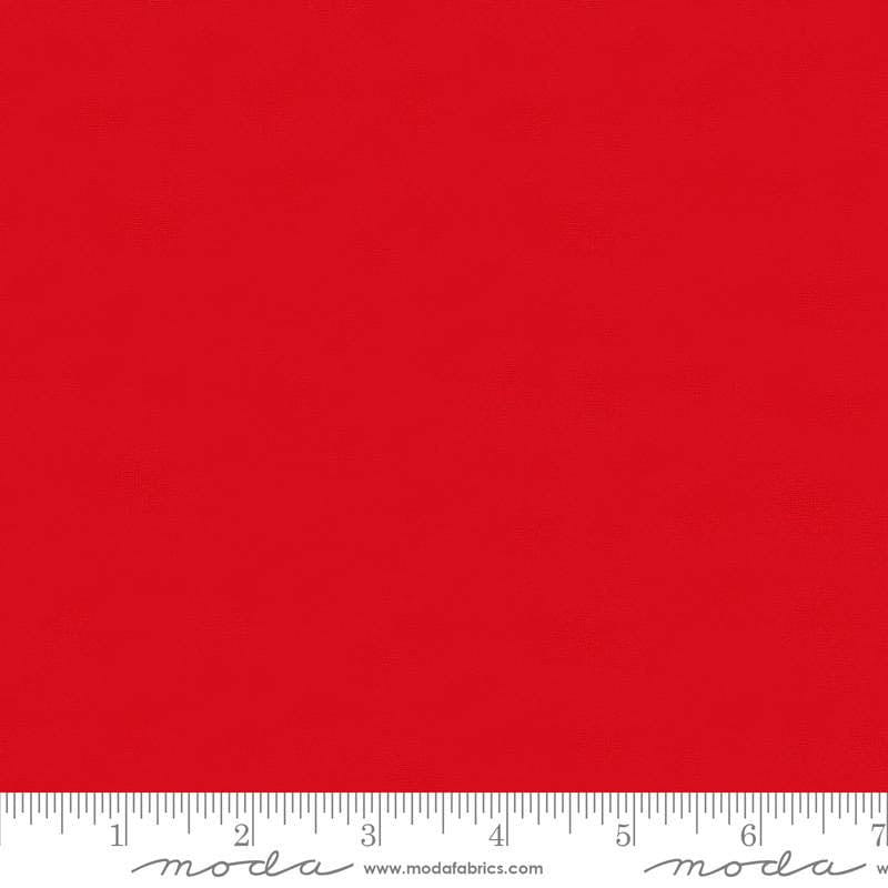 Moda Fabric Moda Bella Solids Red  - The Sewing Studio