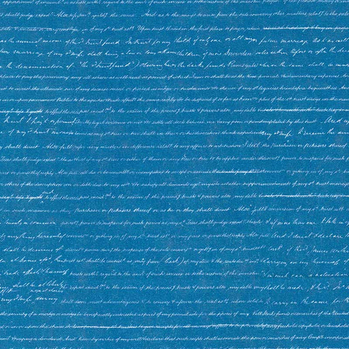 Moda Fabric Moda Bluebell Blueprint Cyan 16965-13