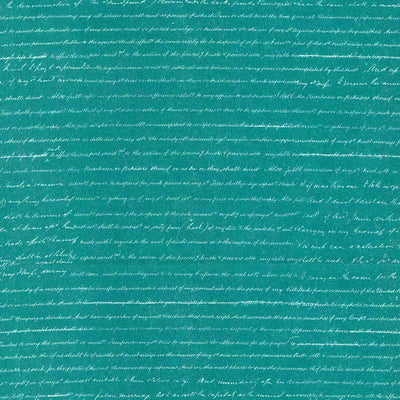 Moda Bluebell Blueprint Teal 16965-15