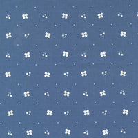 Moda Fabric Moda Blueberry Delight Blossoms Blueberry 3034-15  - The Sewing Studio