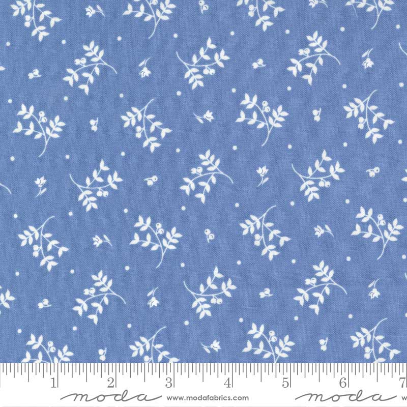 Moda Fabric Moda Blueberry Delight Fresh Berries Cornflower 3033-16  - The Sewing Studio