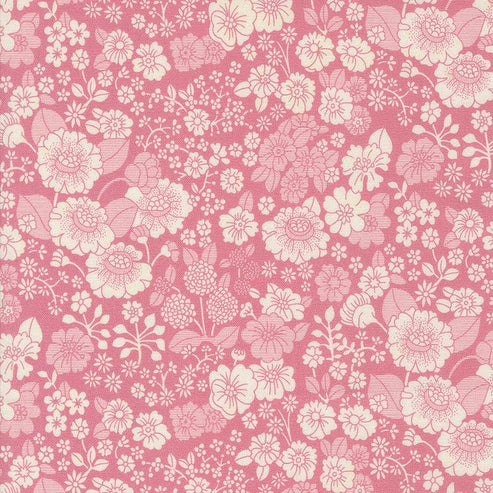 Moda Fabric Moda Chelsea Garden Piccadilly Rose 33745-16  - The Sewing Studio