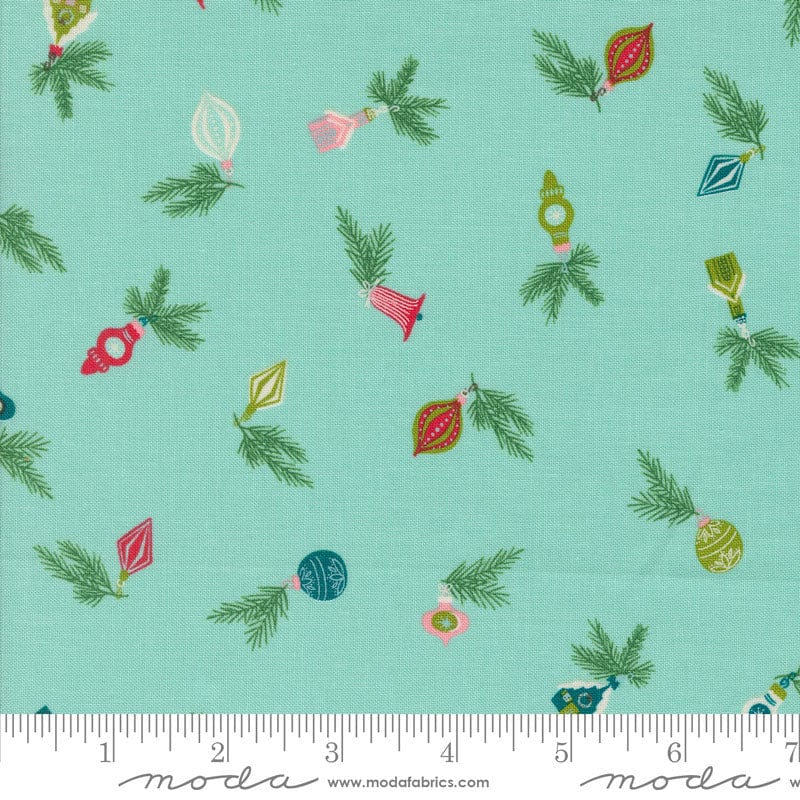 Moda Fabric Moda Cozy Wonderland Baubles Icicle 45593-17  - The Sewing Studio