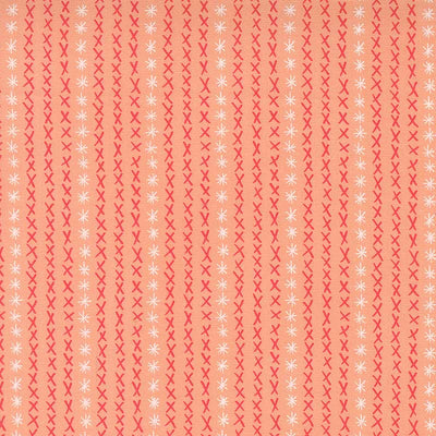 Moda Dandi Duo Cross Stitch Peach 48755-14