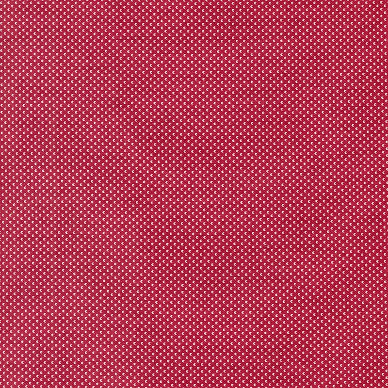 Moda Fabric Moda Dear Santa Mini Snowballs Crimson 49262-12  - The Sewing Studio