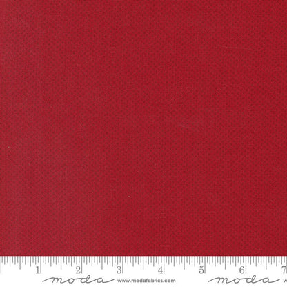 Moda Fabric Moda Dear Santa Mini Snowballs Tonal Crimson 49262-13