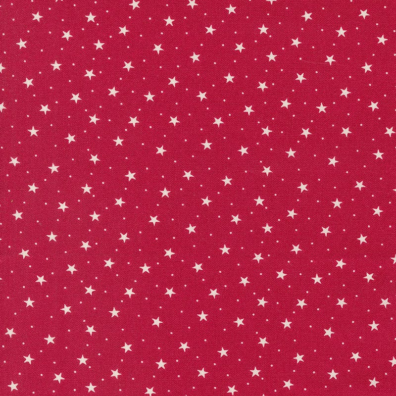 Moda Fabric Moda Dear Santa Stars Crimson 49260-12