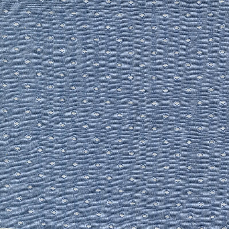 Moda Fabric Moda Denim Daisies Woven Cotton Blue Jeans Dot 12222-19  - The Sewing Studio