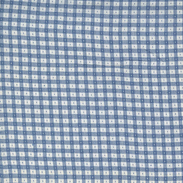 Moda Fabric Moda Denim Daisies Woven Cotton Blue Jeans Gingham 12222-18  - The Sewing Studio for sale UK - The Sewing Studio