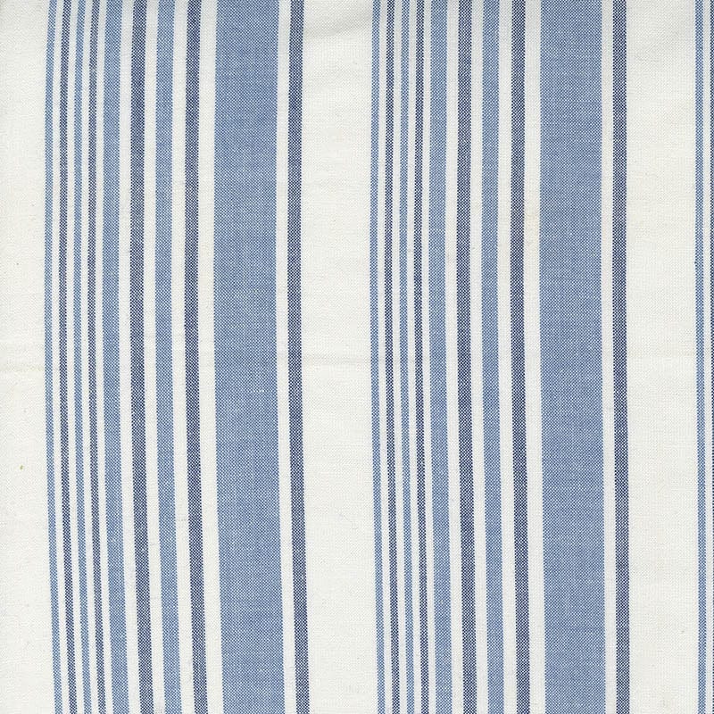 Moda Fabric Moda Denim Daisies Woven Cotton Daisy Stripe 12222-11  - The Sewing Studio