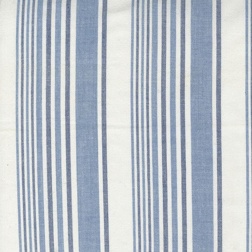 Moda Fabric Moda Denim Daisies Woven Cotton Daisy Stripe 12222-11  - The Sewing Studio