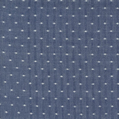 Moda Fabric Moda Denim Daisies Woven Cotton Midnight Jeans Dot 12222-25  - The Sewing Studio