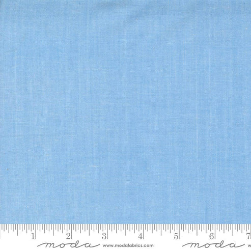 Moda Fabric Moda Denim Daisies Woven Cotton Stonewashed Crossweave 12222-14  - The Sewing Studio