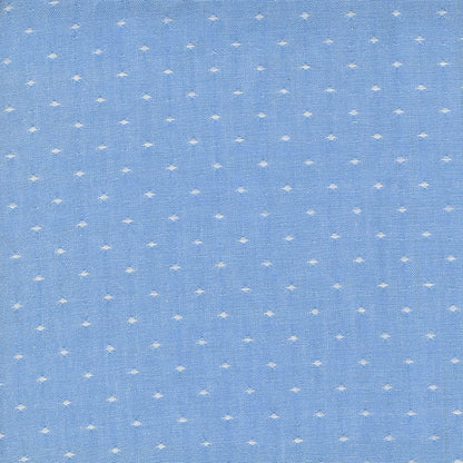 Moda Fabric Moda Denim Daisies Woven Cotton Stonewashed Dot 12222-15  - The Sewing Studio