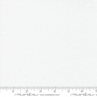 Moda Fabric Bella Solids White Bleached 9900 98