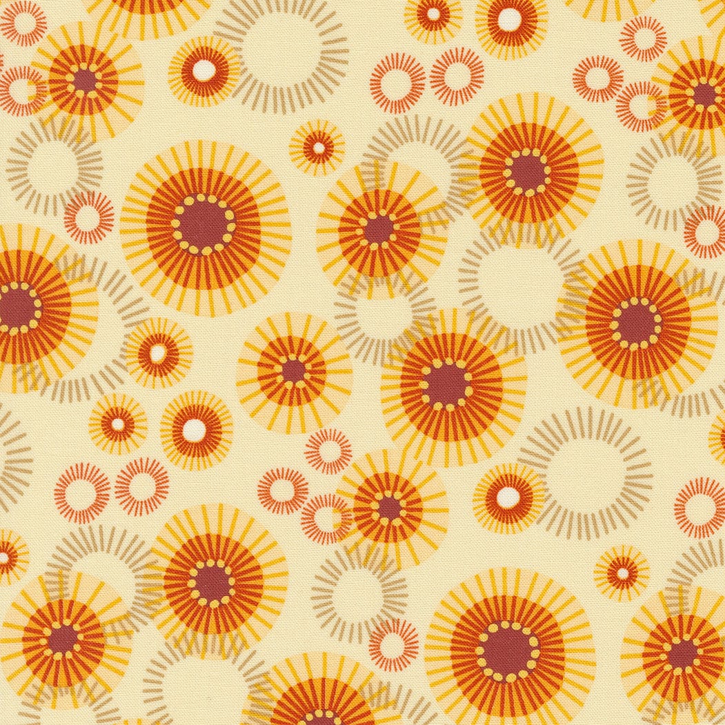 Moda Fabric Moda Fabric Forest Frolic Indian Blanket Dots Cream 48743 12  - The Sewing Studio